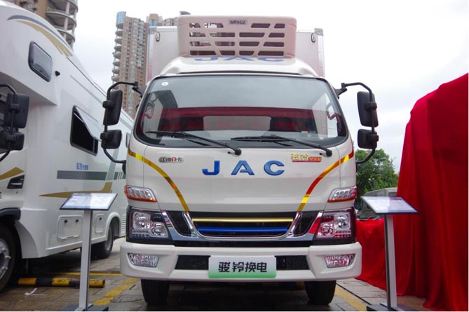  江淮1卡换电轻卡为运输行业带来用车新模式！